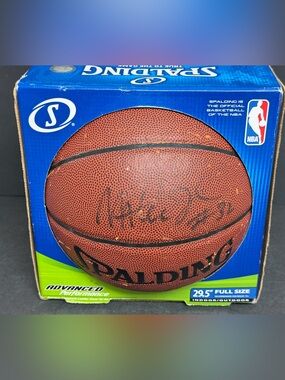 Magic Johnson Autographed/Signed Los Angeles Lakers Basketball I/O